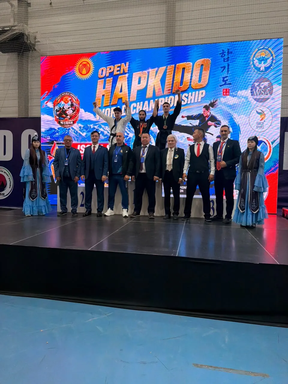 Muhammet Eymen Durdağ  Girdiği üç yarışmada Nunchaku dalında ALTIN Uzun atlamada Gümüş Döğüş Dalında Bronz madalya kazandı bu başarı HAPKIDO dalında Açık Dünya şampiyonasında aldığımız ilk altın madalya